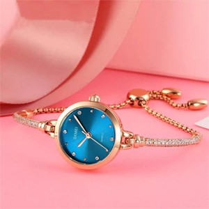 SKMEI 1805 Blue Stylish Bracelet Watch For Women