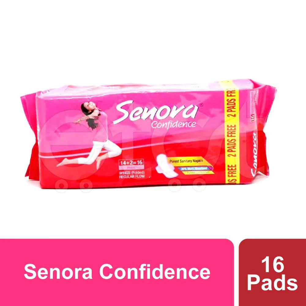 Senora Confidence Regular Flow (Panty System)- 16pcs