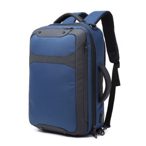 Ozuko Large Capacity European Casual Stylish Waterproof Anti Theft Professional Backpack | Blue Color