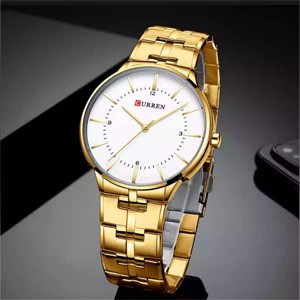 Curren 8321 Golden Men's Wrist Watch