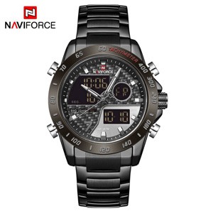 Naviforce Black 9171 Fashion Quartz Watch