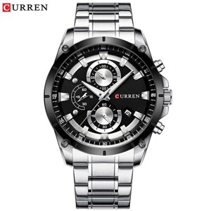 Curren 8360 Silver Watch for Men