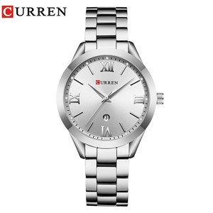 CURREN 9007 Silver Watch For Women