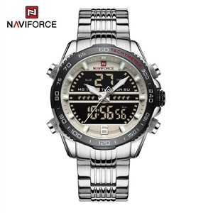Naviforce 9195 Silver-White Watch for Men