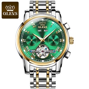 OLEVS 6607 Green Automatic Mechanical Watch