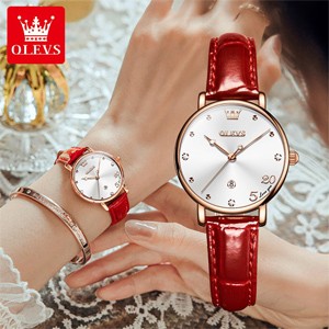 OLEVS 5505 Silver Women Luxury Quartz Watch