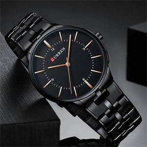 Curren 8321 Black Men's Wrist Watch