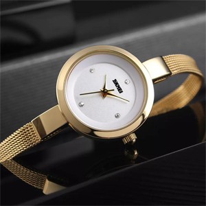 SKMEI 1390 Golden Watch For Women