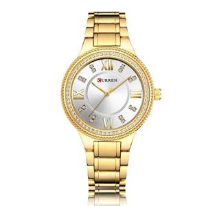 Curren 9004 Golden Silver Ladies Wristwatch