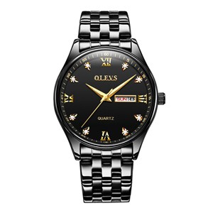 OLEVS 5570 Black watch for man's