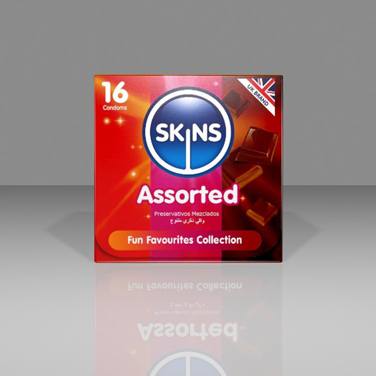 SKINS Assorted 1Pack=4pcs Condom & 6Pack= 1 Box Condoms