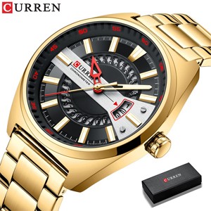Curren 8403 Golden Watch for Men