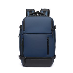 Ozuko Large Capacity Outdoor Usb Charging Multifunctional Waterproof Laptop Backpacks Blue Color