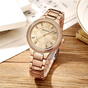 Curren 9004 Rose Gold Ladies Wristwatch