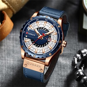 Curren 8374 Blue Watch for Men