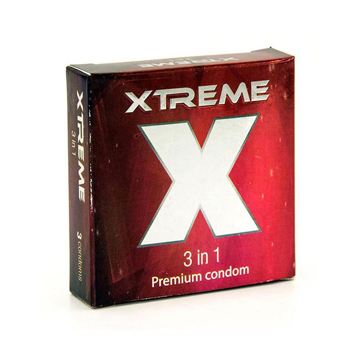 Xtreme Condoms Single 1Pack 3x1= 3pcs & 12Pack= 1 Box Condoms