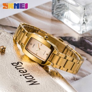 SKMEI 1400 Golden Watch For Women