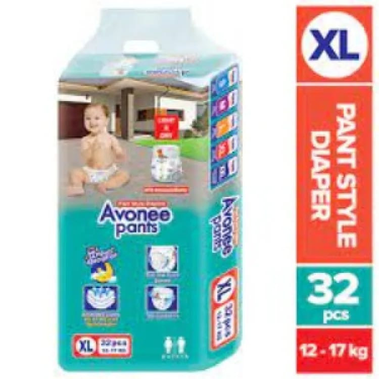Avonee XL Size Pant Diaper (12-17Kg) 32Pcs