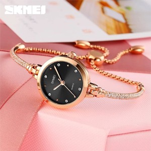 SKMEI 1805 Black Stylish Bracelet Watch For Women