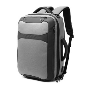Ozuko Large Capacity European Casual Stylish Waterproof Anti Theft Professional Backpack | Gray Color