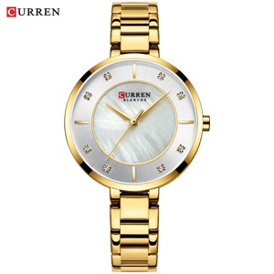 CURREN 9051 Golden Watch For Women