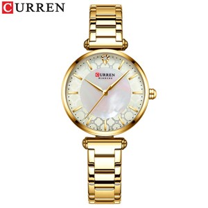 Curren 9072 Golden Watch For Women