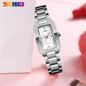 SKMEI 1400 Silver Watch For Women