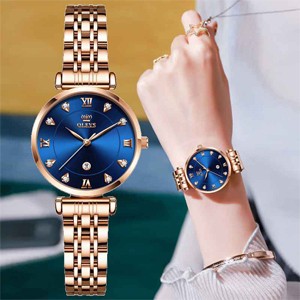 Olevs 5866 Blue Luxury Women’s Watches
